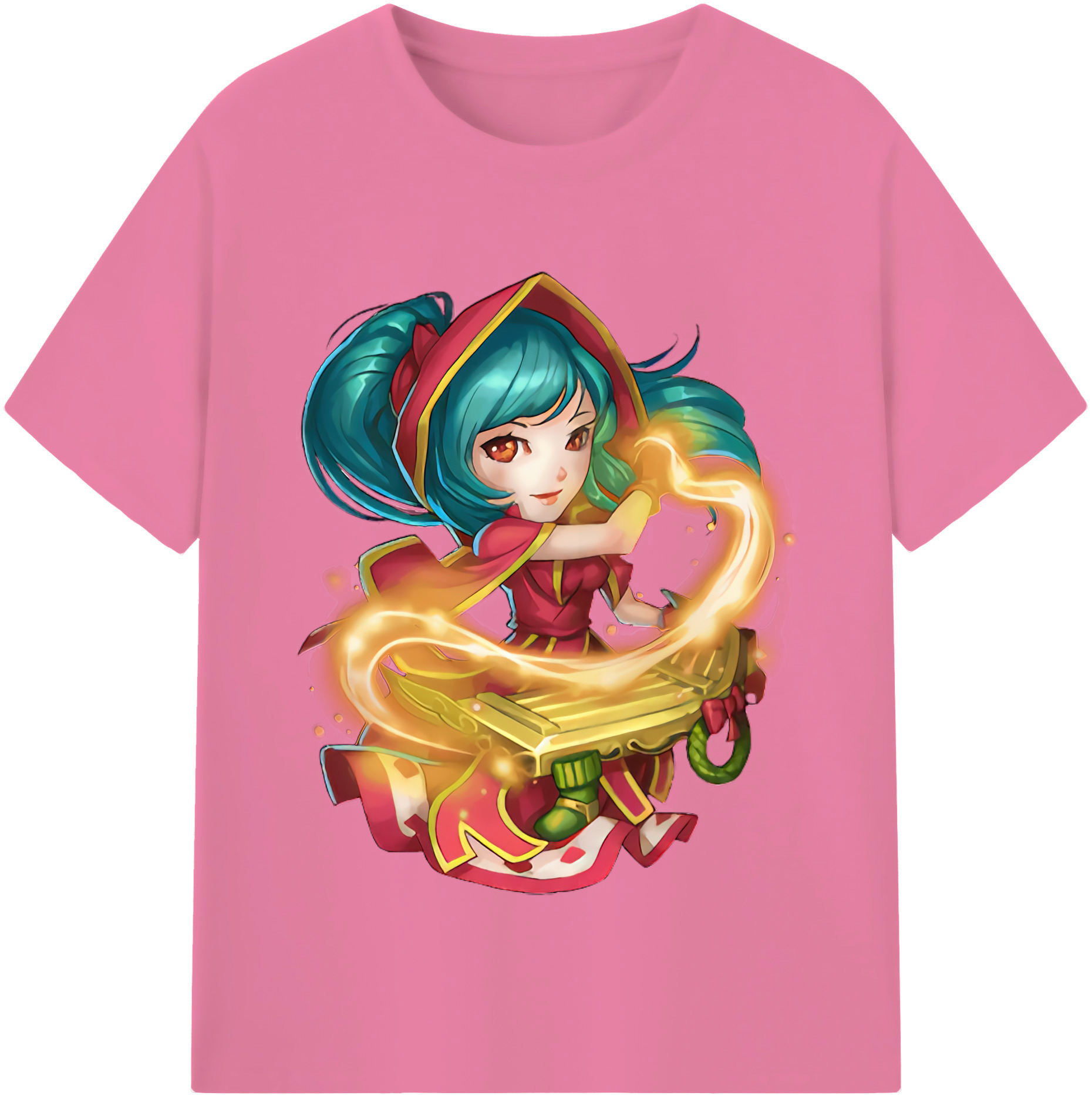 リーグ・オブ・レジェンド League of Legends LOL 綿100％半袖Tシャツ（フロントプリント）